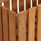 Sunnydaze Meranti Wood Picket Style Outdoor Planter Box - 24"