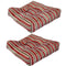 Sunnydaze Polyester Tufted Indoor/Outdoor Square Patio Cushions Set of 2