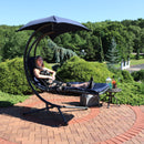 Sunnydaze Floating Chaise Lounge Chair with Umbrella