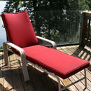 Sunnydaze Indoor/Outdoor Patio Chaise Lounge Cushion - 72" x 21"