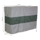 Sunnydaze Heavy-Duty Polyester Outdoor Log Rack Cover - Gray/Green