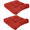 Sunnydaze Olefin Tufted Indoor/Outdoor Square Patio Cushions Set of 2
