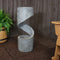 Sunnydaze Showering Spiral Contemporary Fountain with Light - 31"