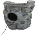 Sunnydaze Shale Falls Outdoor Fountain with LED Lights - 13"