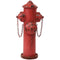 Sunnydaze Dog Fire Hydrant Pee Post Metal Garden Statue - 21"