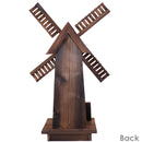 Sunnydaze Outdoor Wood Decorative Dutch Windmill - 34"