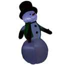 Sunnydaze Holly Jolly Snowman Inflatable Christmas Decoration - 7'