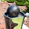 Sunnydaze Art Deco Rippling Stream Outdoor Water Fountain - 39"