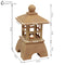 Sunnydaze Asian Pagoda Outdoor Fountain with LED Lights - 23"