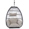 Sunnydaze Oliver Hanging Egg Chair with Seat Cushions - 48"