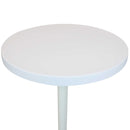 Sunnydaze Indoor/Outdoor All-Weather Round Foldable Bar Table - White