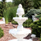 Sunnydaze Welcome 3-Tier Water Fountain for Garden - 59"