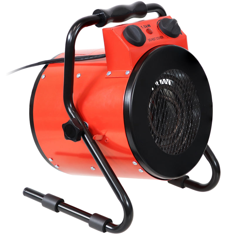 Sunnydaze Portable Electric Space Heater with Handle, 1500W