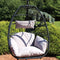 Sunnydaze Oliver Hanging Egg Chair with Seat Cushions - 48"