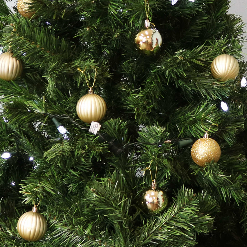 gold christmas ball ornaments
