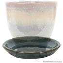 Sunnydaze Set of 4 Glazed Ceramic Planter Saucer
