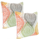 Sunnydaze Polyester Indoor/Outdoor Decorative Throw Pillow Set of 2 - 16-Inch
