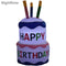 Sunnydaze Happy Birthday Cake Inflatable Outdoor Decoration - 4'