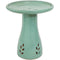Sunnydaze Glazed Ceramic Classic Outdoor Bird Bath - High-Fired, Hand-Painted, UV and Frost Resistant Finish - Choose a Color