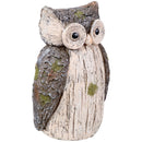 Sunnydaze Ophelia the Woodland Owl Statue - Indoor/Outdoor Figurine - 13-Inch