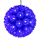 Sunnydaze 5" Lighted Hanging Ball Ornament with 5mm Wide Angle Bulbs