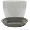 Sunnydaze Set of 4 Glazed Ceramic Planter Saucer