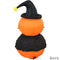 Sunnydaze Jack-O'-Lantern Witch Duo Inflatable Halloween Decoration - 4'