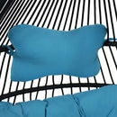Sunnydaze Julia Outdoor Hanging Egg Chair with Cushions