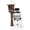 Sunnydaze Jack the Frosty Snowman Figurine and LED Lantern - 12.5"