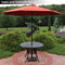 Sunnydaze Modern Geometric Cast Iron Patio Umbrella Base - 17" Square