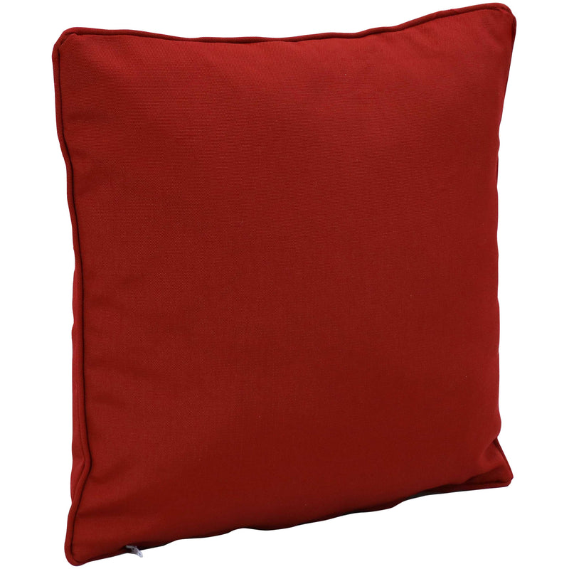 Sunnydaze Set of 2 Olefin Patio Outdoor Throw Pillows - 16" Square