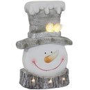 Sunnydaze Frosty Friend Snowman Indoor Pre-Lit LED Christmas Decoration, 15-Inch
