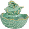 Sunnydaze Stacked Seashells Tabletop Water Fountain - 7-Inch
