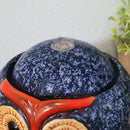 Sunnydaze Ceramic Owl Indoor Tabletop Water Fountain - 6"