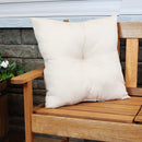 Sunnydaze Tufted Indoor/Outdoor Decorative Throw Pillows