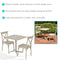 Sunnydaze All-Weather Bellemead 3-Piece Table and Chairs - Coffee