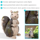 Sunnydaze Indoor/Outdoor Silas the Woodland Squirrel Statue - 13.5"