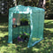 Sunnydaze Deluxe Walk-In Greenhouse with 1 Shelf for Outdoors - Green