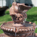 Sunnydaze 3-Tier Dove Pair Outdoor Water Fountain - 43" H