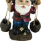 Sunnydaze Peter with a Pair of Pails Garden Gnome Decoration - 14"