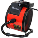 Sunnydaze Portable Ceramic Electric Space Heater with Folding Handle - 750W/1500W