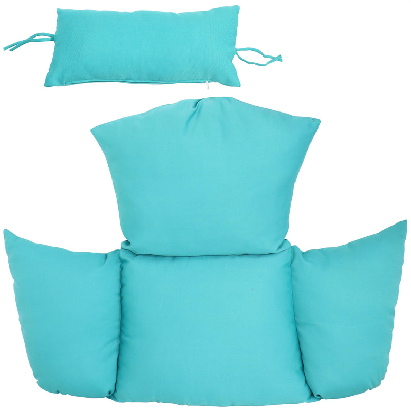 Sunnydaze Outdoor Egg Chair Cushion Replacement for Penelope and Oliver