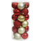 Sunnydaze 24ct 60mm Merry Medley Shatterproof Christmas Ornaments