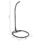 Sunnydaze Steel Egg Chair Stand with Round Base - 76"