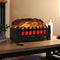 faux log electric fireplace insert heater