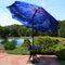blue starry galaxy umbrella with black pole