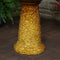Sunnydaze Floral Motif Ceramic 3-Tier Outdoor Fountain with Lights - 45"