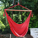 Sunnydaze Outdoor Extra Large Caribbean Polyester Rope Hammock Chair