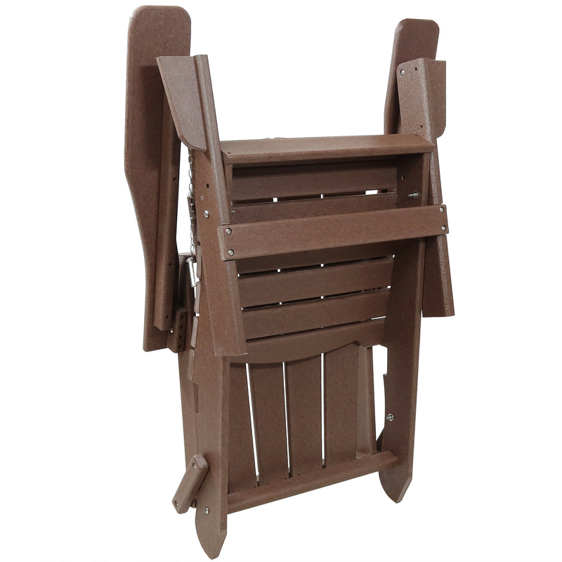 Sunnydaze Folding Adirondack Chair - 300-Pound Capacity - 34.5" H
