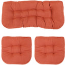 Sunnydaze Tufted 3-Piece Indoor/Outdoor Settee Cushion Set - Multiple Colors